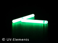 8x Mini Glow Sticks 40x4mm - green