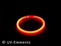 100x Glowstick Bracelets 200 x5 mm (1 box) - red