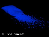 UV-active granulate 500g - blue