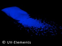 UV-active granulate 250g - blue