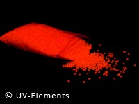 Leuchtgranulat 500g - rot