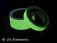 Afterglow Tape 25mm x 10m (green/yellow)