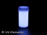 Neon UV-Lack spezial Nachleuchtend 250ml - weiß