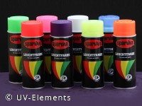 Neonspray Set 3 8x400ml (weiß, blau, grün, gelb, rot, orange, pink, violett)