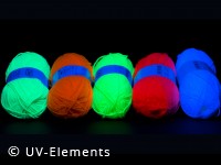 Neon wool /light wool set each color 2x50g