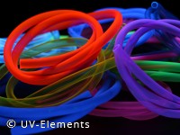 PVC UV active string/cable 6mm (color mix)