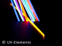 Plastilight UV active string 3mm - golden yellow