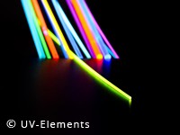 Plastilight UV active string 3mm - greenyellow
