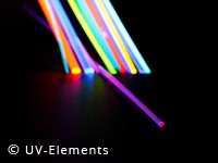 Plastilight UV active string 3mm - pink