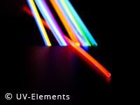 Plastilight UV active string 3mm - red