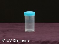 Round plastic jar 100ml clear (10 pieces)