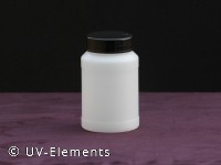 Round plastic jar 250ml milky haze (10 pieces)