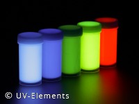 Day-Glow Color Resin Set 1 5x50ml (white,blue,green,yellow,red)