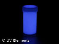 Unsichtbarer Leuchtlack 500ml - blau