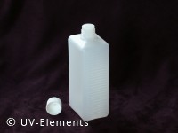 Square plastic jar with cap and splash application 500ml (50pcs)