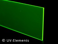 Fluoreszierende Acrylglasplatte 100x100cm 5mm - grün