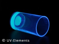 Glow Cup / glow glass - blue