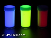 Unsichtbare Körpermalfarbe Set 1 (3x25ml Farben: blau, grün, rot)