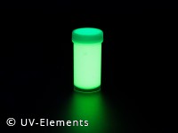 Invisible UV active fluorescent body paint 25ml - green