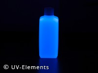 uv-aktives Leuchtwasser 250ml - blau