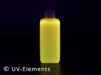 uv-aktives Leuchtwasser 250ml - orange