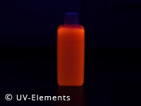 uv-aktives Leuchtwasser 250ml - rot