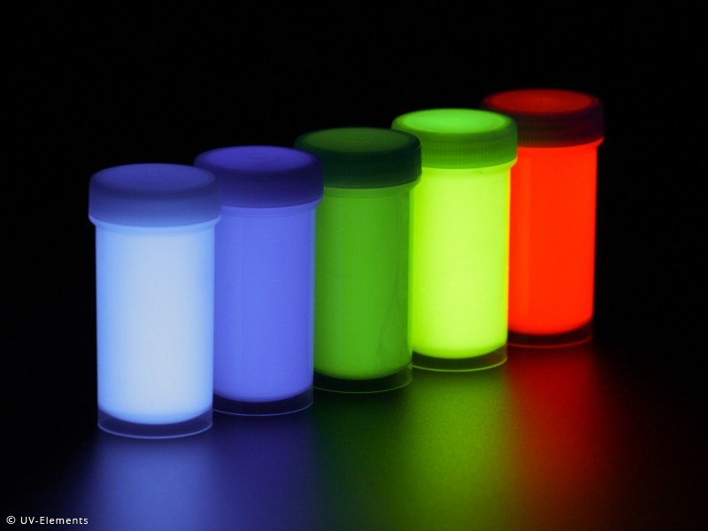 Produktbild von NEONSPRAY SET 6X400ML – WEISS, BLAU, GRÜN, GELB, ROT, ORANGE – FLUO UV & LEUCHTEND