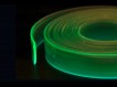 PVC-Leuchtband 25mm breit (1m) - grüngelb