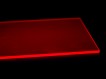 Fluoreszierende Acrylglasplatte 50x75cm 5mm - rot