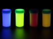 Invisible UV active fluorescent body paint set 4 (4x50ml colors: blue, green, yellow, red)